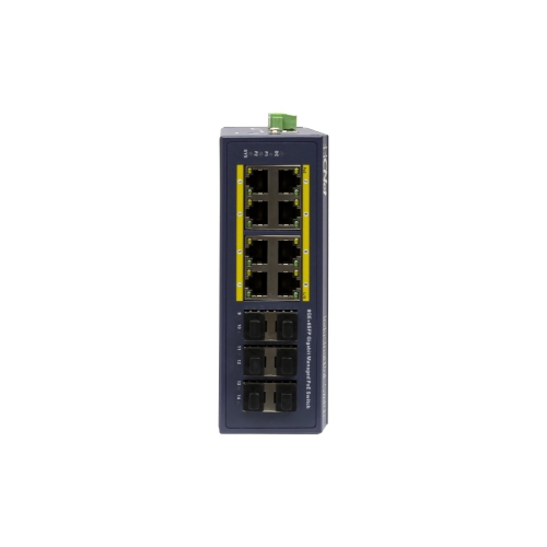 CGIM-806GSFP 8 Port 6xSFP Yönetilebilir Endüstriyel POE Switch