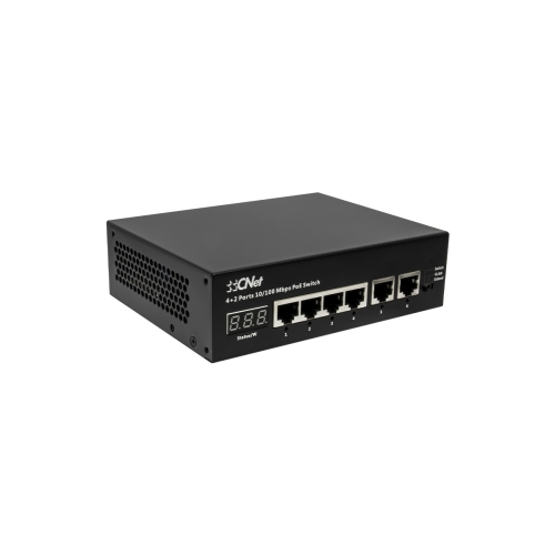 CSH-504FP 4 PORT 10/100 POE FAST ETHERNET SWITCH
