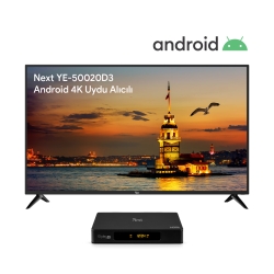 Next - YE-50020D3 4K Uydu Alıcılı Monitör