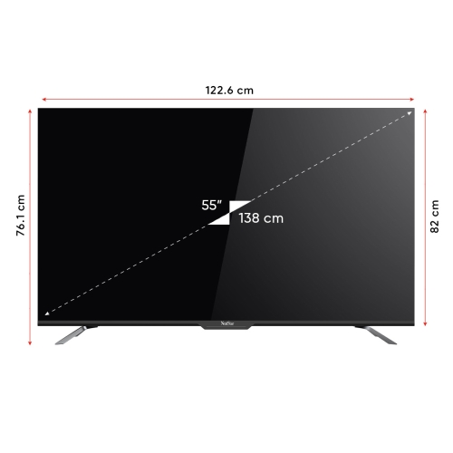 YE-55IDG11 55'' 140 Ekran Uydu Alıcılı 4K Ultra HD Google MiniLED TV