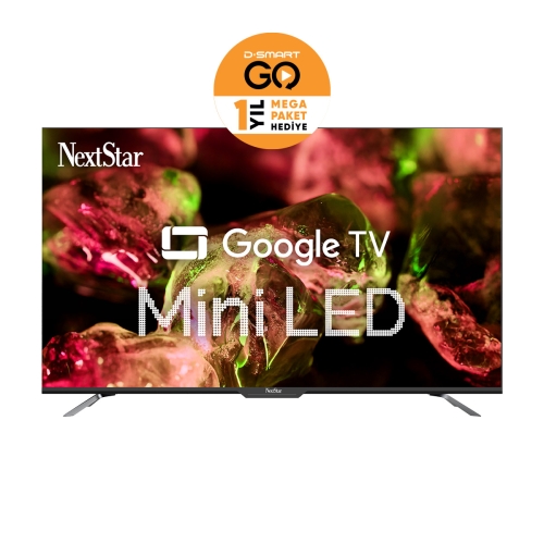 YE-55IDWG11 55'' 140 Ekran Uydu Alıcılı 4K Ultra HD Google MiniLED TV