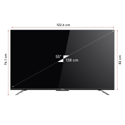 YE-55IDWG11 55'' 140 Ekran Uydu Alıcılı 4K Ultra HD Google MiniLED TV - Thumbnail
