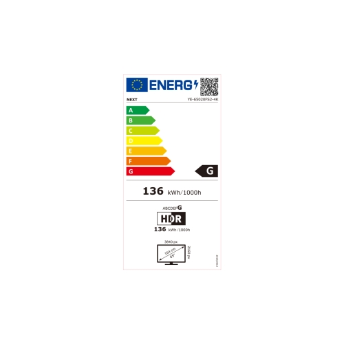 YE-65020FS2-4K webOS 65 İnç Smart Televizyon