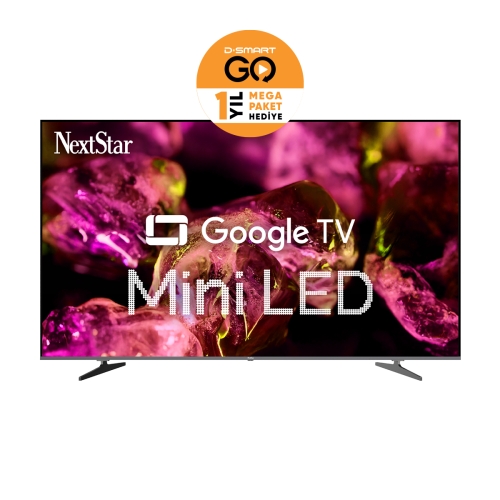 YE-75IDWG11 75'' 190 Ekran Uydu Alıcılı 4K Ultra HD Google MiniLED TV