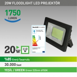 NextLED - YE-FL-20WGRN